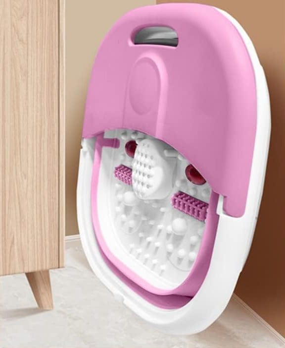 حوض تدليك القدمين القابل للطي – تجربة سبا منزلية فاخرة بكل سهولة