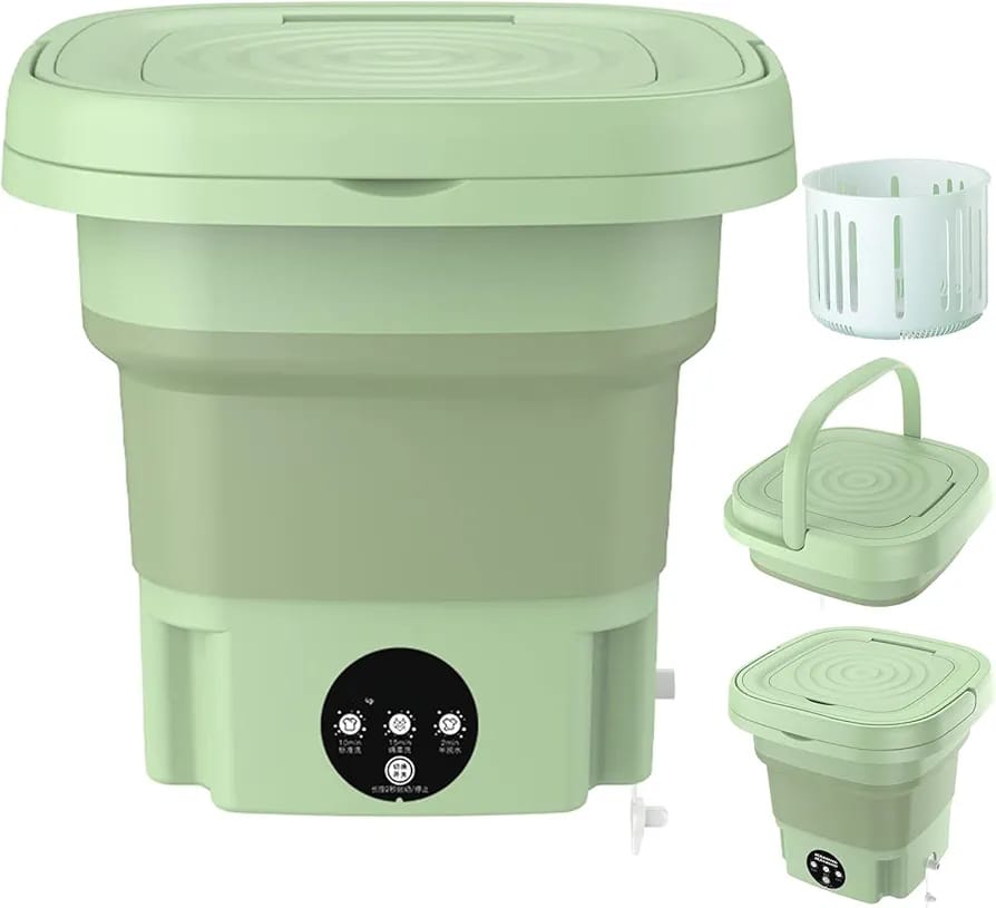 غسالة الملابس المحمولة من السيليكون (مع عصارة)