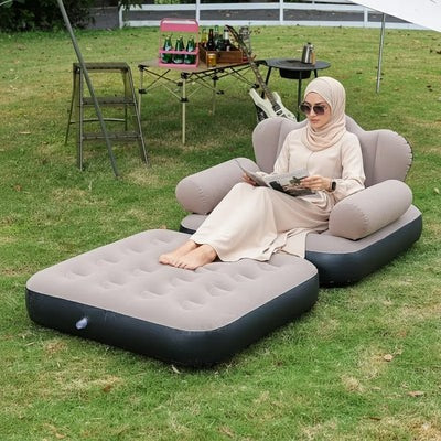 سرير هوائي قابل للتحويل إلى كرسي – متعدد الاستخدامات للمنزل والرحلات