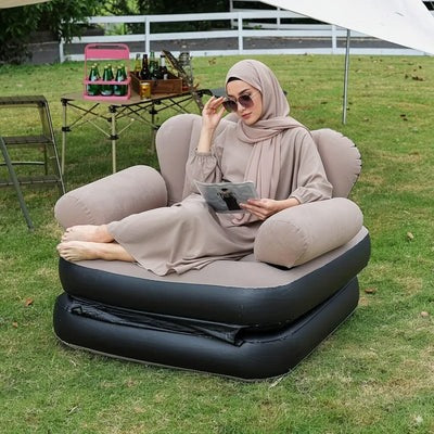 سرير هوائي قابل للتحويل إلى كرسي – متعدد الاستخدامات للمنزل والرحلات